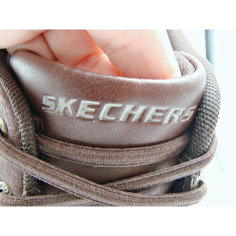 Skechers Men's Size 12 Delson Antigo Oxfords Shoes Waterproof Air Cooled RdBrwn - Picture 6 of 8